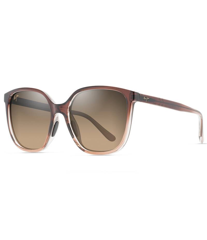 マウイ体育館 レディース 付属品 サングラス・アイウェア つけ加える大きさ Maui Jim Women\u0027s Good Fun PolarizedPlus2R 57粍 Fade Butterfly Sunglasses Rootbeer Fade