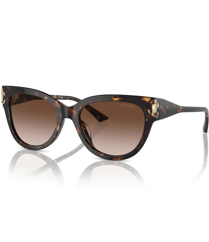 ジミーチュー レディース アクセサリー サングラス・アイウェア Jimmy Choo Women's JC5018U 54mm Havana Cat Eye Sunglasses Havana 53,880円