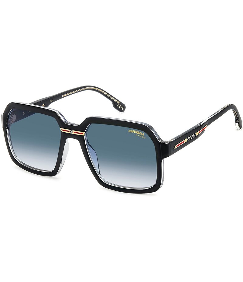 カレーナ レディース アクセサリー サングラス・アイウェア Carrera Men's Victory C 08/S 56mm Square Sunglasses Black Crystal ブラック
