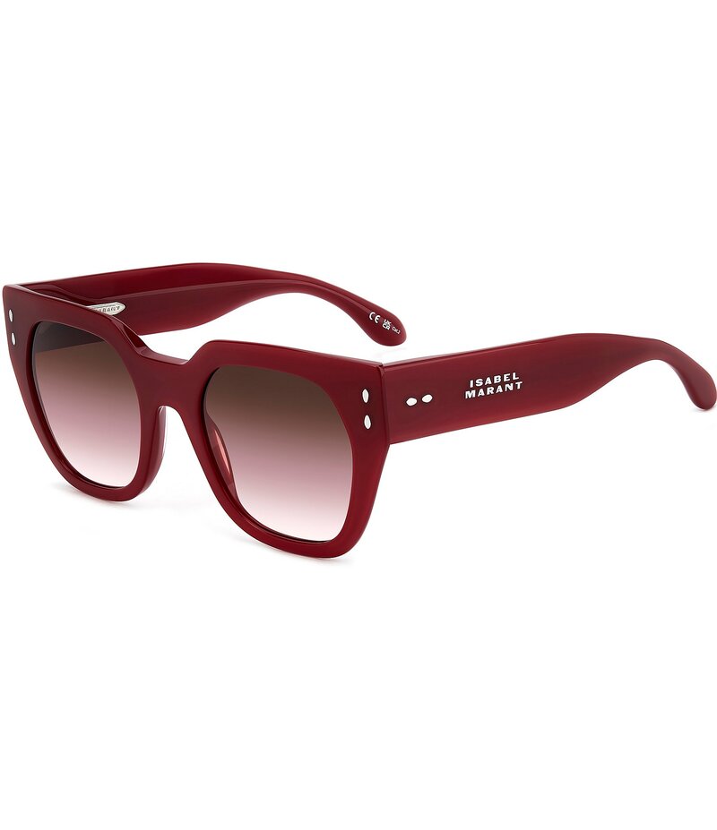 イザ呼びりん マラン レディース 付属品 サングラス・アイウェア Isabel Marant Women\u0027s IM0158 53粍 Square Sunglasses Burgundy バーガンディ