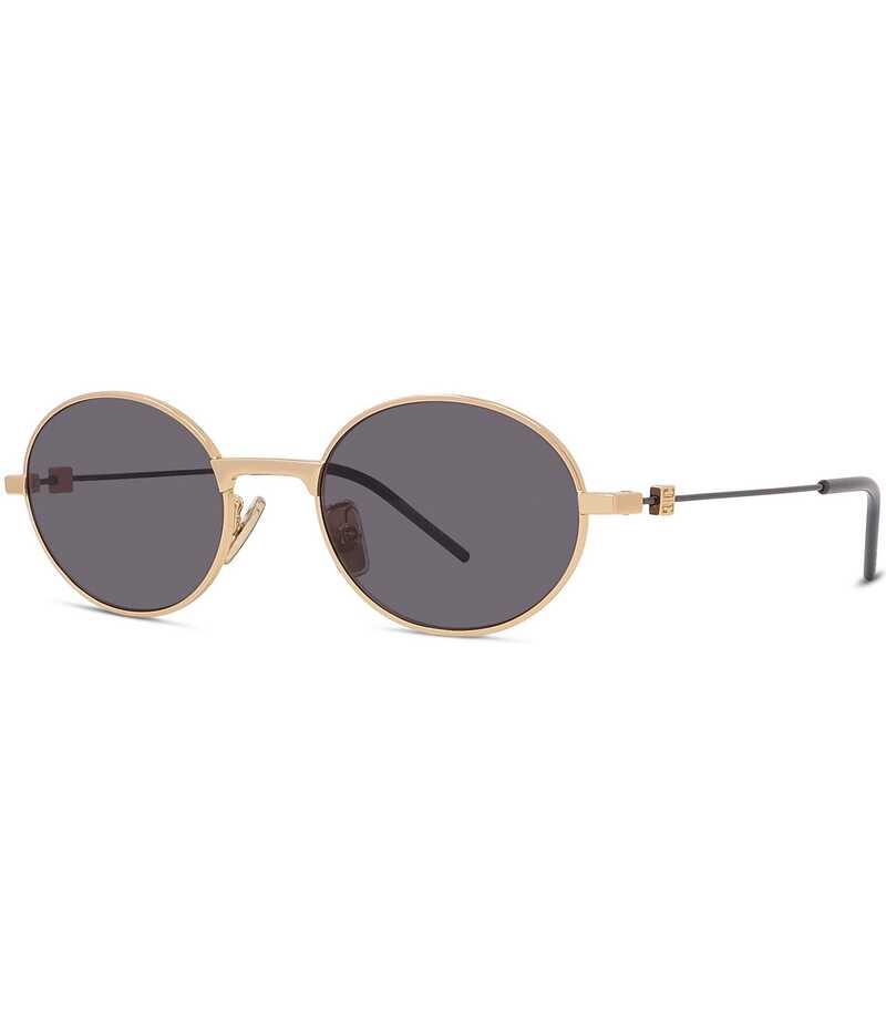 ジバンシー レディース 付属品 サングラス・アイウェア Givenchy Women\u0027s GV Speed 51粍 Round Sunglasses Shiny Gold/Smoke 煙霧