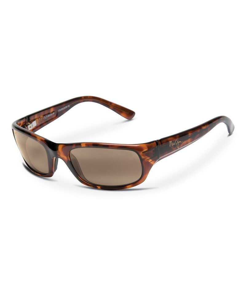 マウイ体育館 レディース 付属品 サングラス・アイウェア つけ加える大きさ Maui Jim Stingray PolarizedPlus2R Wrap 55粍 Sunglasses Tortoise