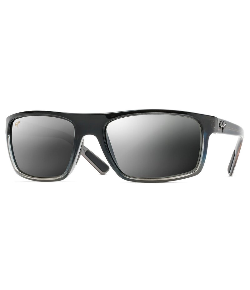 マウイ体育館 レディース 付属品 サングラス・アイウェア つけ加える大きさ Maui Jim Byron Bay Mirrored PolarizedPlus2R Wrap 62粍 Sunglasses Marlin