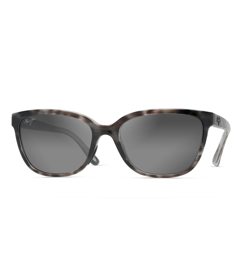 マウイジム レディース アクセサリー サングラス・アイウェア プラスサイズ Maui Jim Honi PolarizedPlus2R Cat Eye 54mm Sunglasses Grey Tortoise Stripe グレー