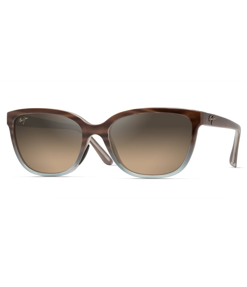 マウイ体育館 レディース 付属品 サングラス・アイウェア つけ加える大きさ Maui Jim Honi PolarizedPlus2R Cat Eye 54粍 Sunglasses Sandstone/Blue 青み
