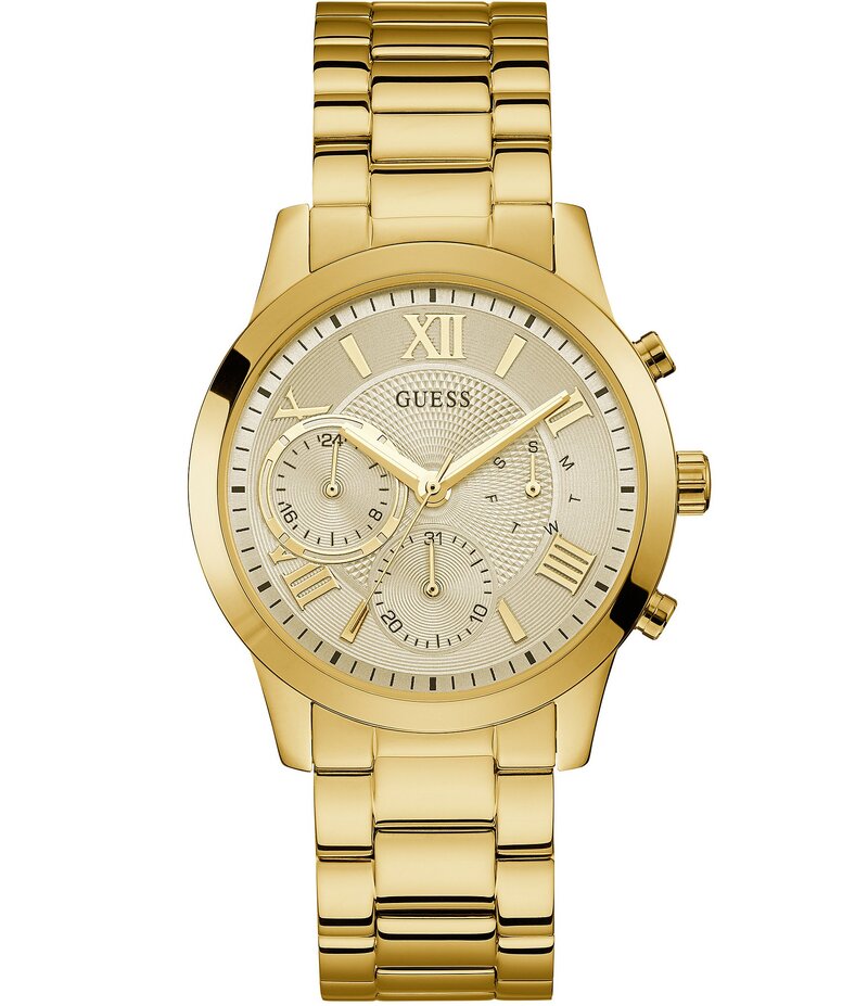 ゲス レディース アクセサリー 腕時計 Guess Solar Multifunction Bracelet Watch Gold ゴールド|ReVida 店