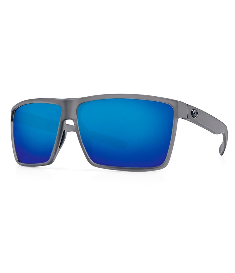 コスタ レディース アクセサリー サングラス・アイウェア Costa Rincon Polarized Mirrored Square Sunglasses Matte Smoke スモーク