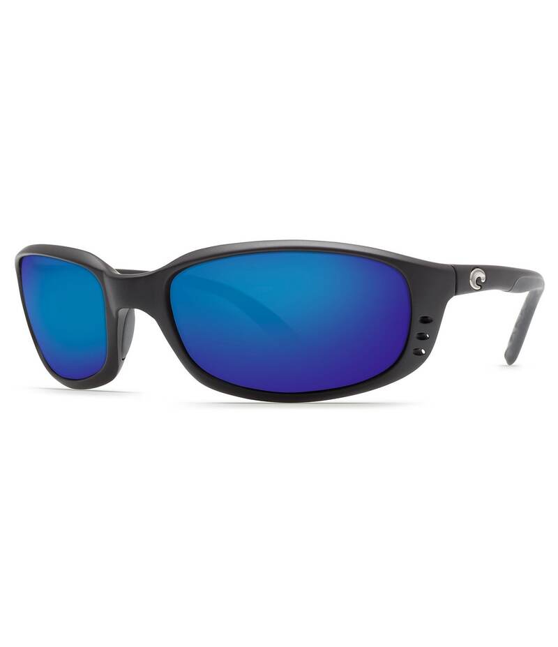 コスタ レディース 付属品 サングラス・アイウェア Costa Brine Polarized Wrap Sunglasses Black 黒いこと