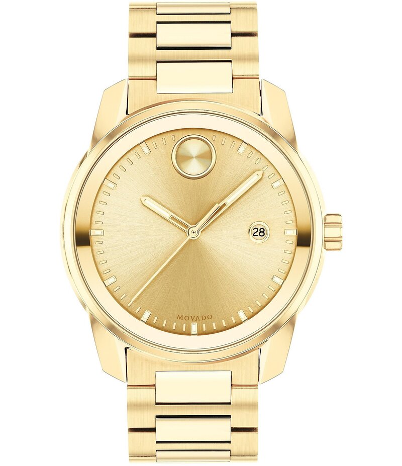 モバド レディース アクセサリー 腕時計 Movado BOLD Men's Verso Gold-Tone Bracelet Watch Gold ゴールド 111,400円