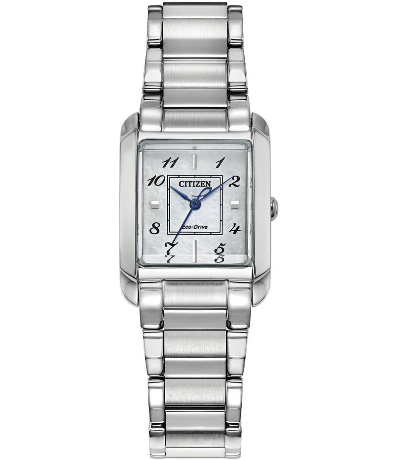 シチズン レディース アクセサリー 腕時計 Tシャツ Citizen Women's Bianca Analog Three Hand Stainless Steel Bracelet Watch Silver シルバー