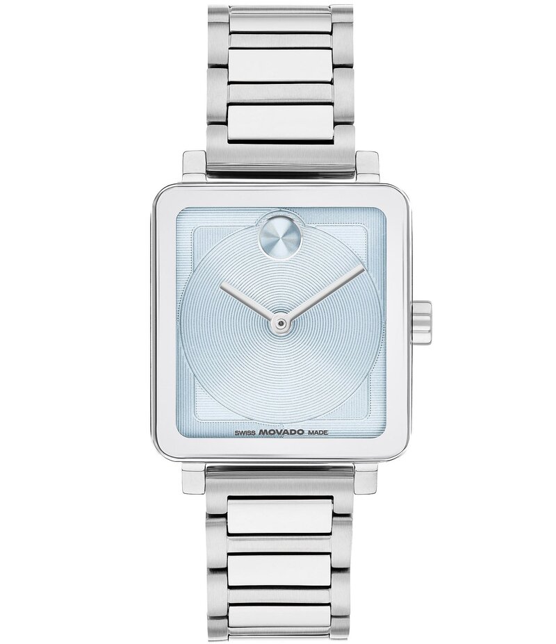 モバド レディース 付属品 ウオッチ プルオーバー Movado BOLD Women\u0027s Evolution 2.0 Quartz Analog Stainless Steel Bracelet Watch Silver しろがね色