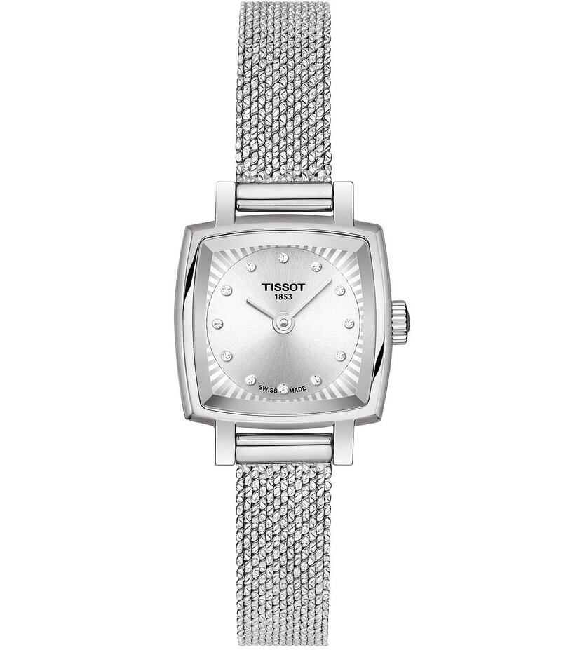 ティソット レディース アクセサリー 腕時計 Tissot Lovely Square Watch Silver シルバー