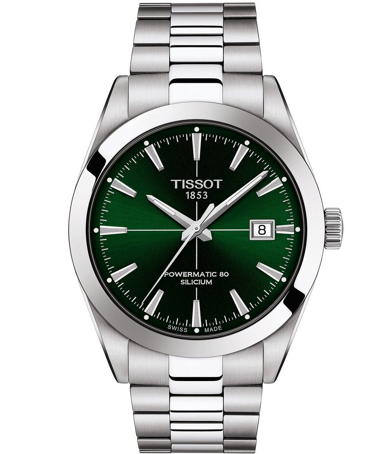 ティソット レディース アクセサリー 腕時計 Tissot Gentleman Powermatic 80 Silicium Bracelet Watch Silver シルバー