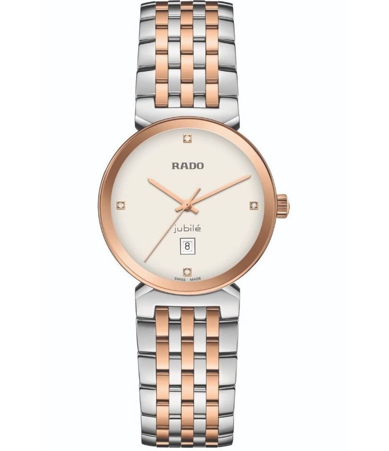 ラド レディース アクセサリー 腕時計 Tシャツ RADO Unisex Florence Classic Diamonds Quartz Analog Two-Tone Stainless Steel Bracelet Watch Two Tone