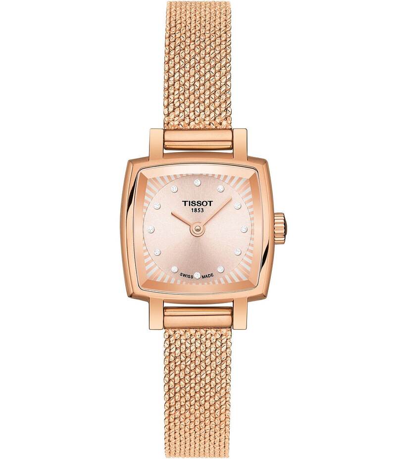 ティソット レディース 付属品 ウオッチ Tissot Lovely Rose Gold Square Watch Rose Gold ゴールド