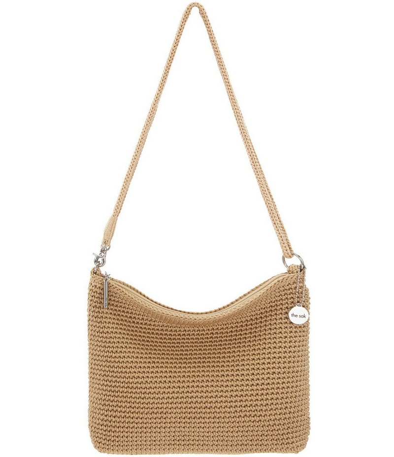ザサック レディース バッグ ショルダーバッグ The Sak Lumi Crochet Crossbody Bag Bamboo