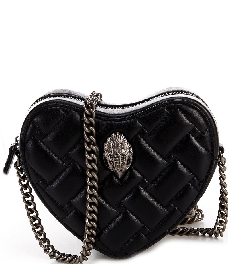 カートジェイガーロンドン レディース バッグ ショルダーバッグ レザー Kurt Geiger London Kensington Leather Heart Crossbody Bag Black ブラック