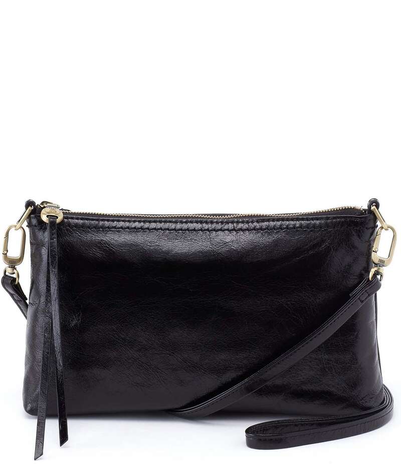 ホボ レディース バッグ ショルダーバッグ レザー HOBO Darcy Leather Crossbody Bag Black ブラック