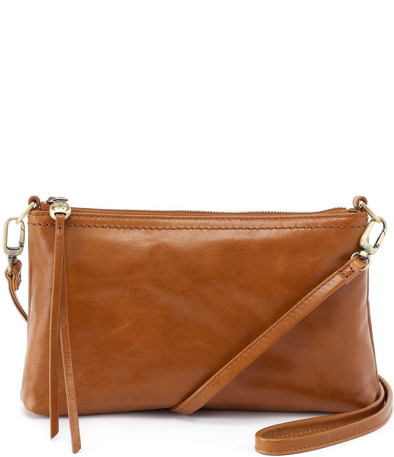 ホボ レディース バッグ ショルダーバッグ レザー HOBO Darcy Leather Crossbody Bag Truffle
