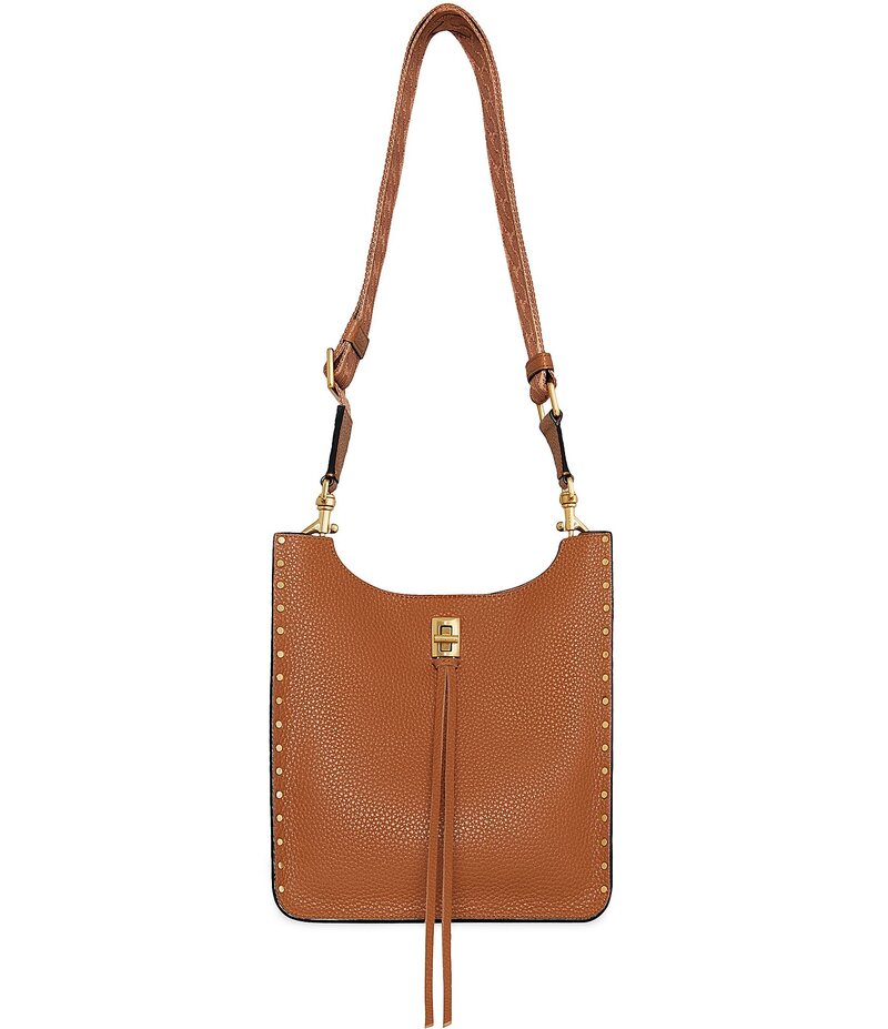 レベッカミンコフ レディース バッグ ショルダーバッグ REBECCA MINKOFF Darren Medium Feed Gold Hardware Crossbody Bag Carmello ゴールド