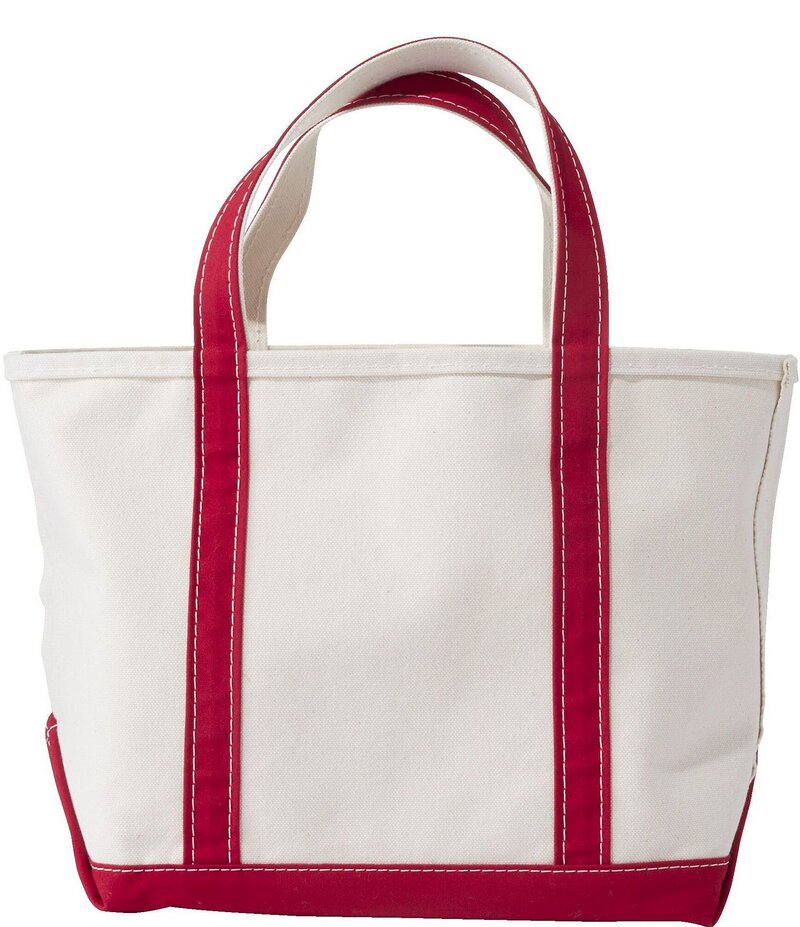 エルエルビーン レディース バッグ トートバッグ L.L.Bean Boat and ToteR Bag Red Trim レッド