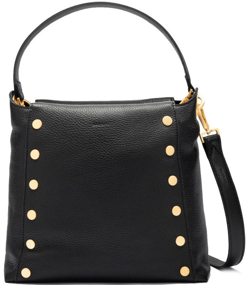 ハミット レディース バッグ ショルダーバッグ Hammitt Bryant Large Crossbody Bag Black/Brushed Gold Red Zipper ブラック