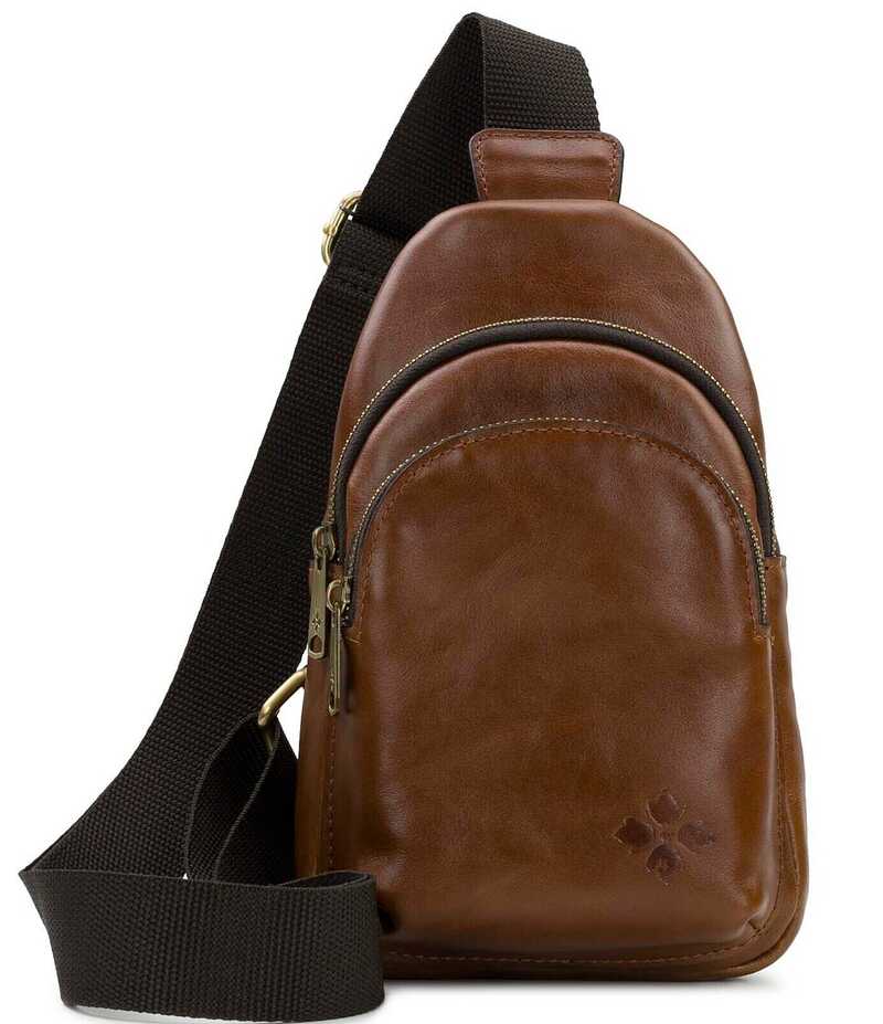 パトリシアナシュ レディース バッグ バックパック・リュックサック Patricia Nash Louetta Bronze Hardware Sling Crossbody Bag Cognac