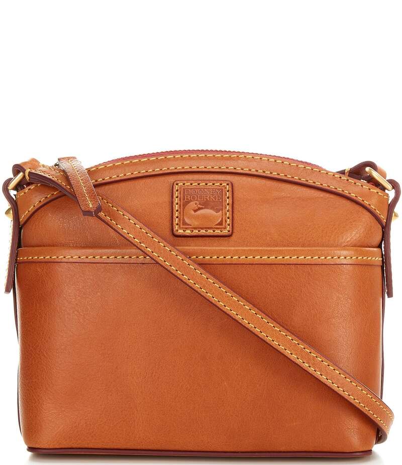ドーネイアンドバーク レディース バッグ ショルダーバッグ レザー Dooney & Bourke Florentine Domed Leather Crossbody Bag Natural｜ReVida 店