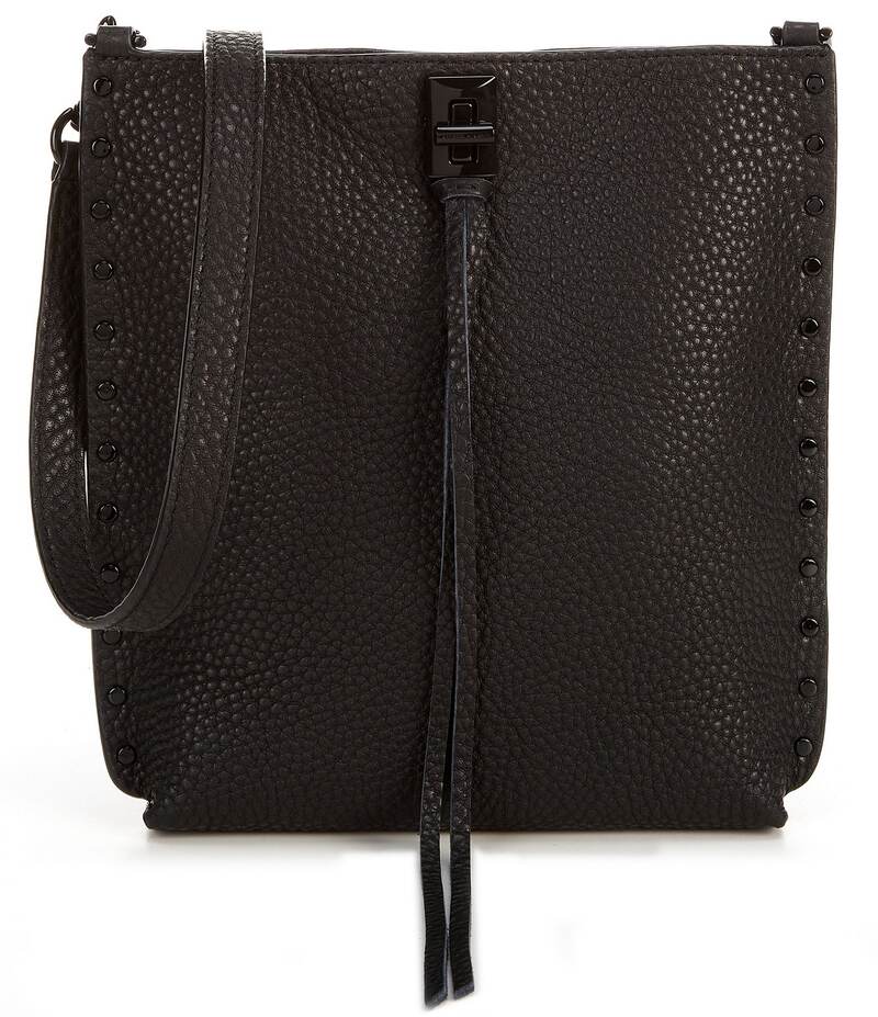 レベッカミンコフ レディース バッグ ショルダーバッグ REBECCA MINKOFF Darren Black Shellac North South Crossbody Bag Black ブラック
