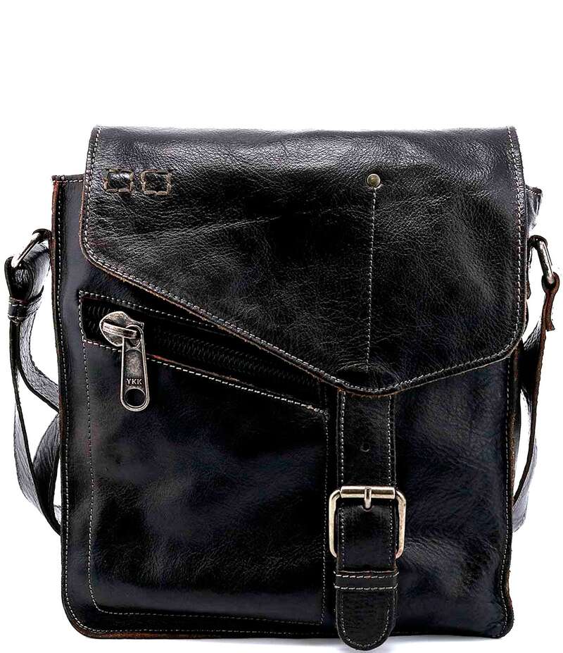 ベッドステュ レディース バッグ ショルダーバッグ Bed Stu Venice Beach Black Rustic Buckled Crossbody Bag Black Rustic ブラック
