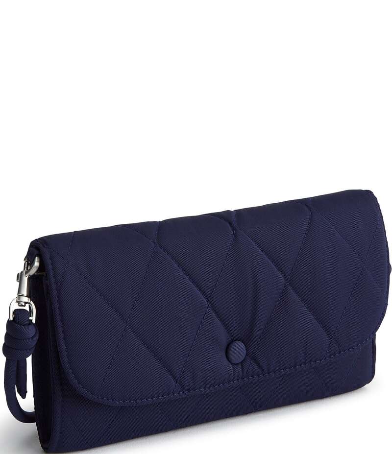 ベラブラッドリー レディース バッグ ショルダーバッグ Vera Bradley Performance Twill Wildwood Wallet Crossbody Bag Peacoat