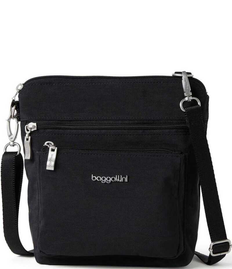 バッガリーニ レディース バッグ ショルダーバッグ ナイロン Baggallini Modern Pocket Solid Nylon Crossbody Bag Black ブラック