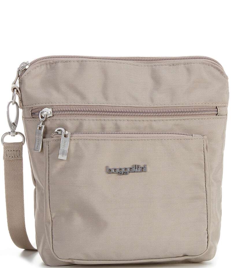 バッガリーニ レディース バッグ ショルダーバッグ ナイロン Baggallini Modern Pocket Solid Nylon Crossbody Bag Moonrock