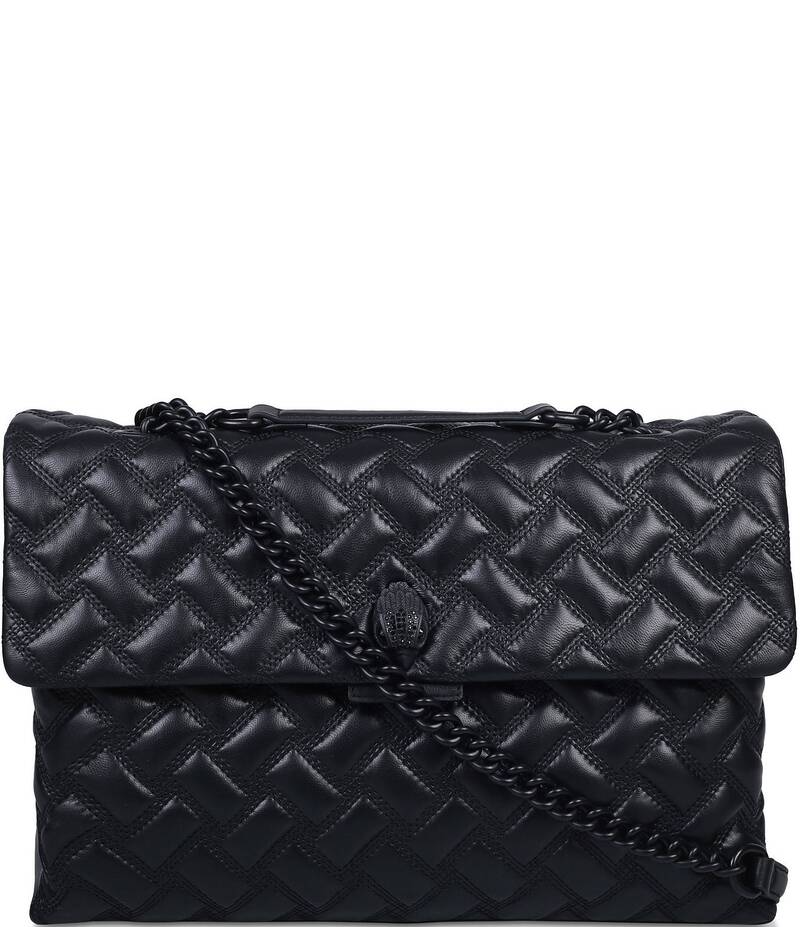 カートジェイガーロンドン レディース バッグ ショルダーバッグ キルティング Kurt Geiger London Kensington Drench Quilted XXL Shoulder Bag Black ブラック