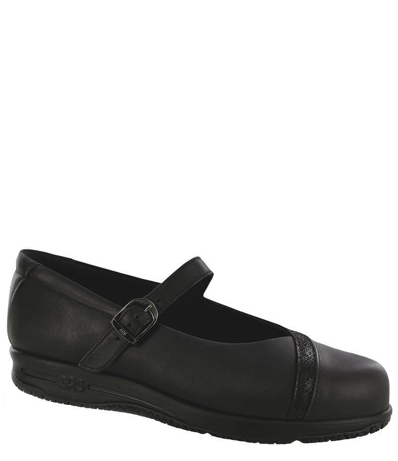 サス レディース シューズ スリッポン・ローファー レザー ローファー SAS Clare Leather Mary Jane Loafers Black ブラック|ReVida 店