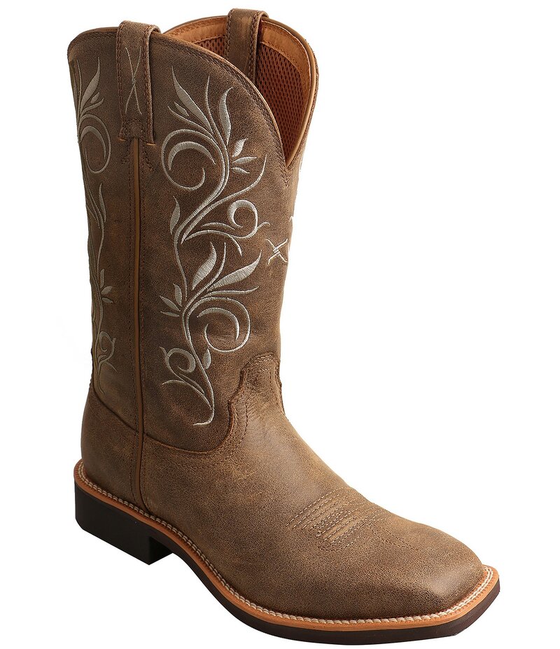 ツイステッドエックス レディース シューズ ブーツ・レインブーツ レザー Twisted X Women's 11 WS Toe Top Hand Leather Western Boots Bomber/Bomber