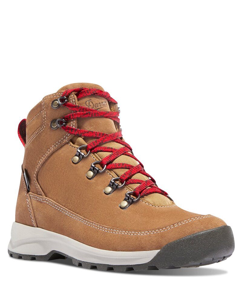 ダナー レディース シューズ ブーツ・レインブーツ スエード ブーツ Danner Women's Adrika Waterproof Suede Hiking Boots Sienna|ReVida 店
