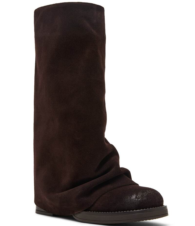 スティーブ マデン レディース シューズ ブーツ・レインブーツ スエード ブーツ Steve Madden Benton Suede Foldover Moto Mid Boots Brown ブラウン