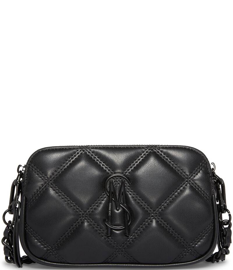 スティーブ マデン レディース バッグ ショルダーバッグ キルティング Steve Madden Solid Tonal Quilted Crossbody Bag Black ブラック