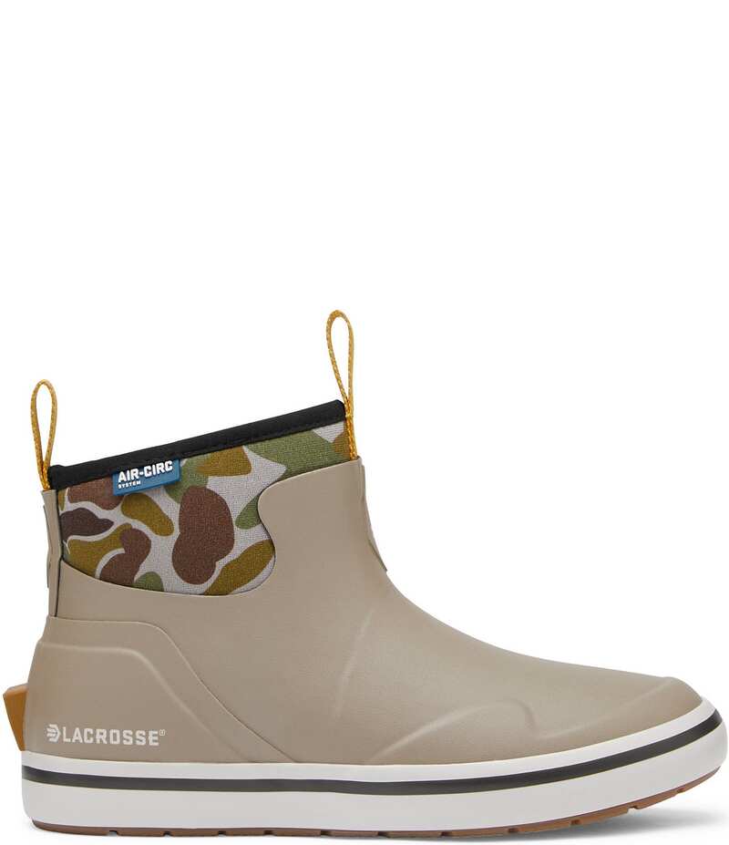 ラクロス レディース シューズ ブーツ・レインブーツ LaCrosse Women's Alpha Deck Camo Collar Rain Boots Timber Wolf/Camo|ReVida 店