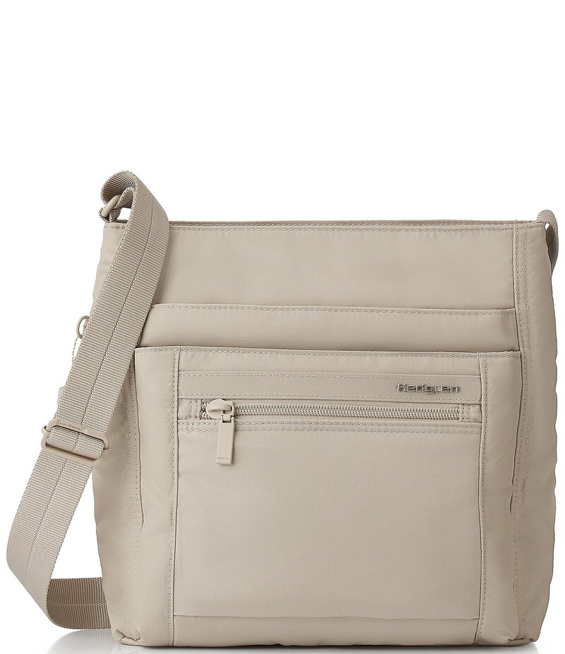 ヘドグレン レディース 御徒面子 ショルダーバッグ ナイロン Hedgren Orva RFID Nylon Crossbody Bag Cashmere Beige ベージュ