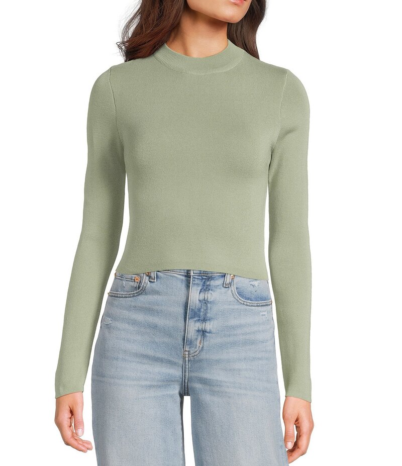 ディーエリー レディース トップス シャツ クルーネック Dee Elly Crew Neck Long Sleeve Coordinating Green Top Green グリーン 7,300円