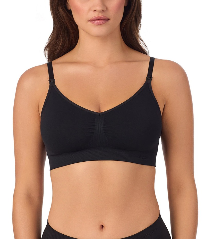 レミステレー レディース アンダーウェア ブラジャー Le Mystere Seamless Comfort Wire-Free Nursing Bralette Black ブラック