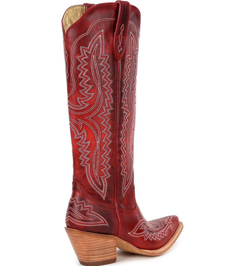 アリアト レディース シューズ ブーツ・レインブーツ トール ブーツ レザー Ariat Women Casanova Tall Leather Western Boots Red Alert レッド