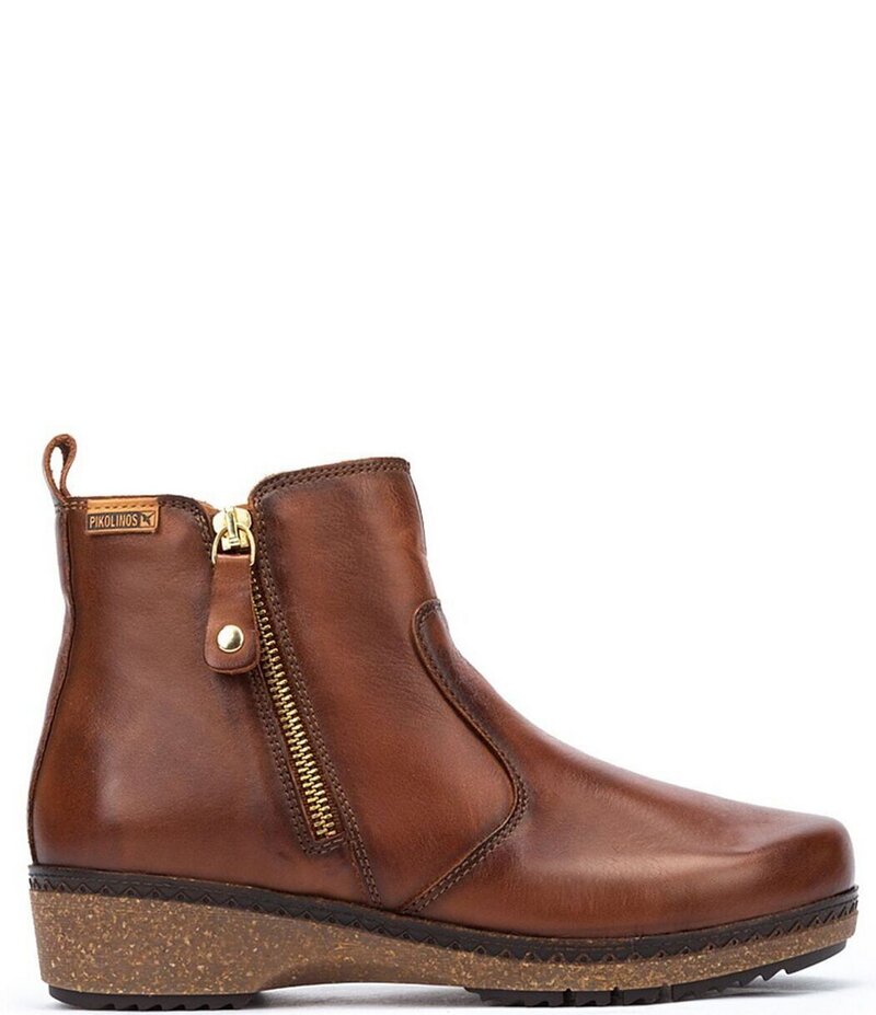 ピコリーノス レディース シューズ ブーツ・レインブーツ レザー Pikolinos Granada Water-Resistant Leather Booties Cuero