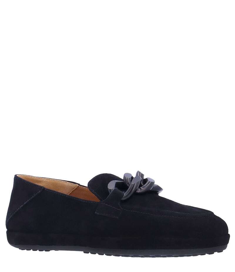 ラモールドピード レディース シューズ スリッポン・ローファー プラットフォーム スエード ローファー L'Amour Des Pieds Yozey Suede Chain Platform Driver Loafers Black Suede ブラック