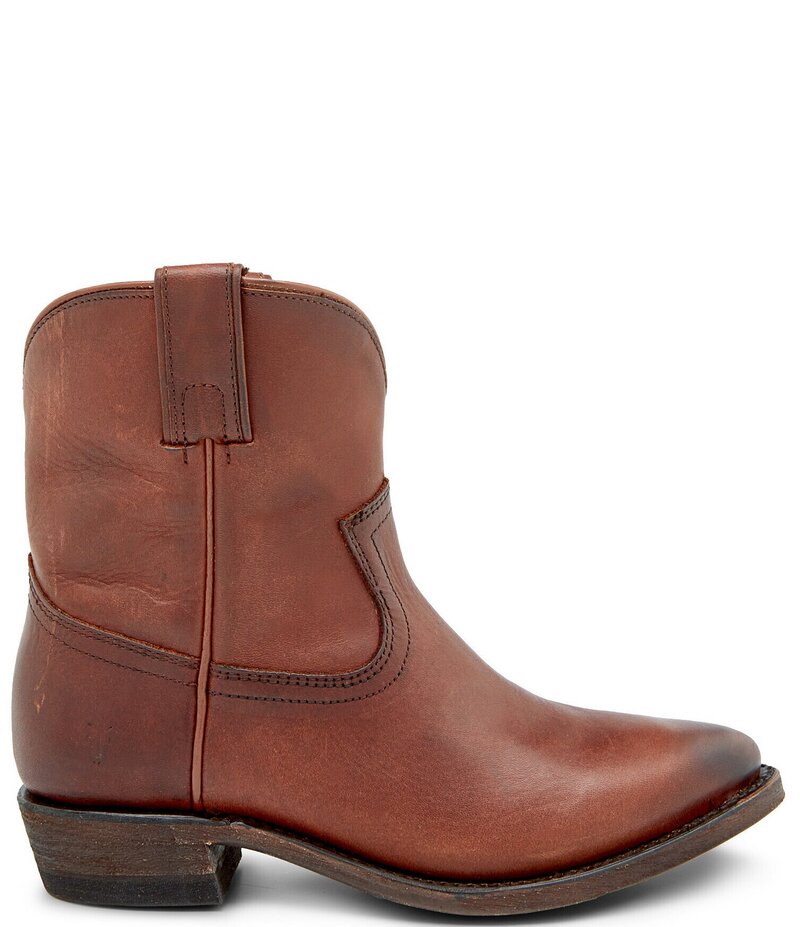 フライ レディース シューズ ブーツ・レインブーツ レザー Frye Billy Leather Western Booties Cognac