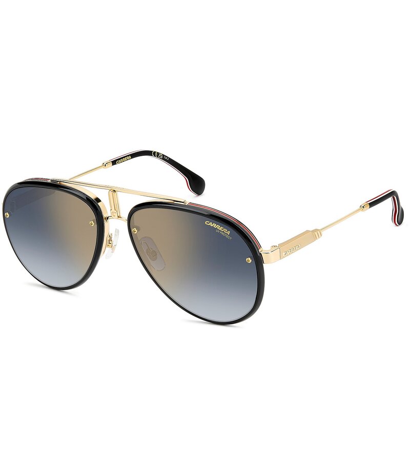 カレーナ レディース アクセサリー サングラス・アイウェア Carrera Unisex Glory 58mm Aviator Sunglasses Gold Red レッド