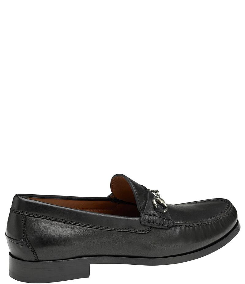 ジョンストンアンドマーフィー メンズ シューズ スリッポン・ローファー レザー ローファー Johnston & Murphy Collection Men's Baldwin Leather Bit Buckle Loafers Black ブラック