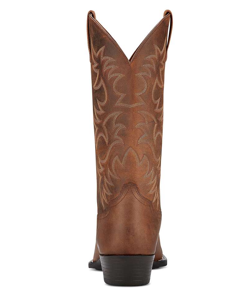 アリアト メンズ シューズ ブーツ・レインブーツ Ariat Men\u0027s Heritage R Toe Western Boots Distressed Brown 赤銅色